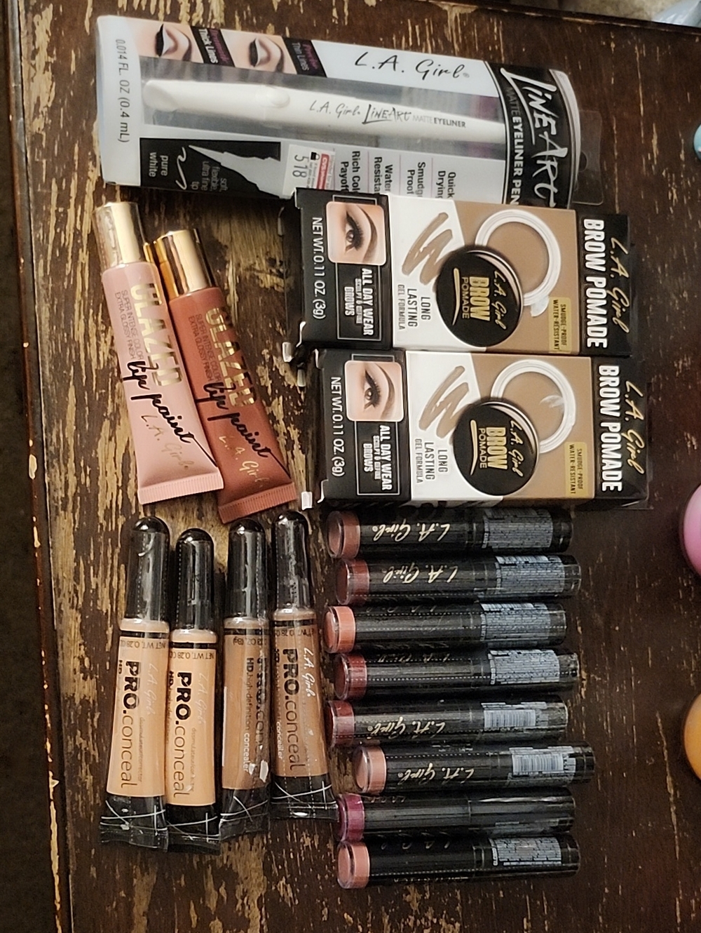 LA Girl Multi-Piece Makeup Bundle in Neutral & Pink Shades